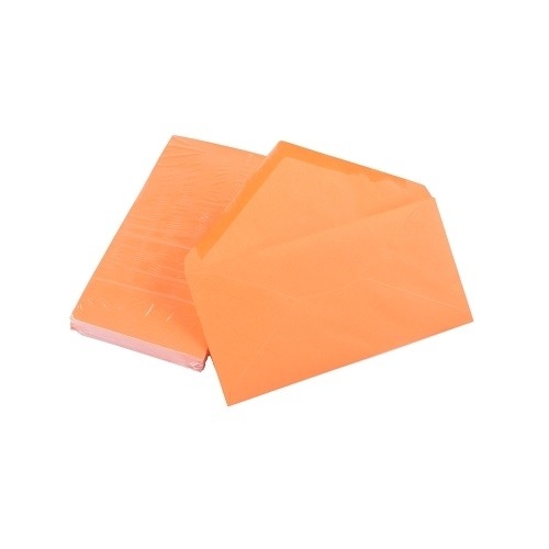 Koperty ozdobne C5 Pomarańczowe 100gr 50szt