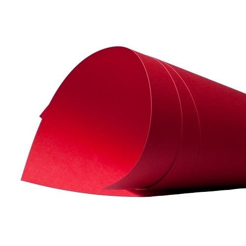 Papier Bristol Czerwony 420X297mm A3 20szt
