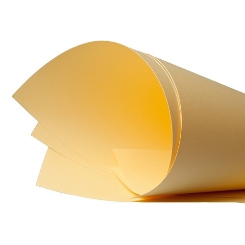 Papier Barwiony Bristol Żółty 420X297mm A3 20szt