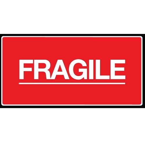 Etykiety FRAGILE 100szt
