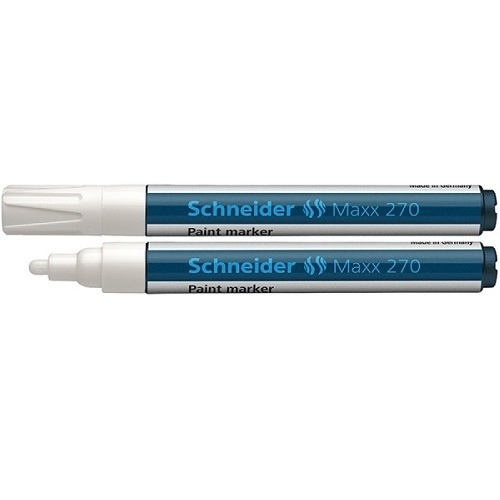 Marker olejowy Schneider Maxx 270 1-3mm biały