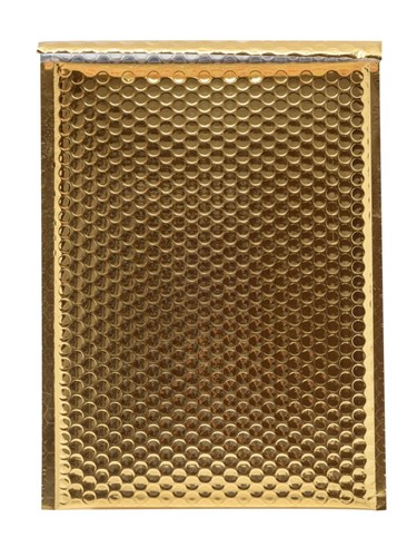 Koperta bąbelkowa metaliczna złota K20 320x450mm