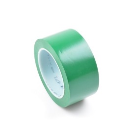 Taśma Ostrzegawcza Zielona 50mm/33m klej WINYL