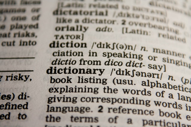 Fragment słownika