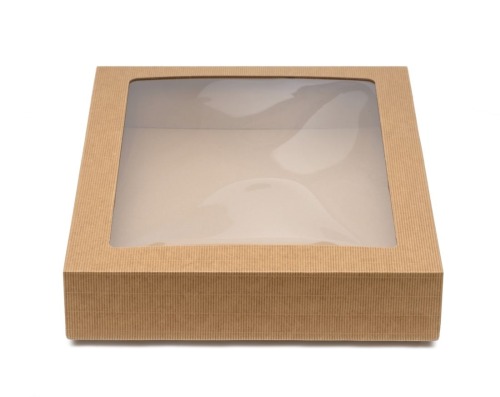 Pudełko karbowane z oknem 450x350x70mm A3