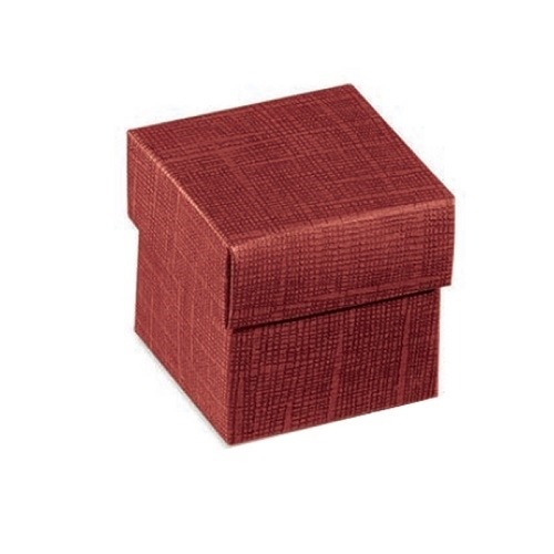 Pudełeczko gift bordo 4379 - 50x50x50mm