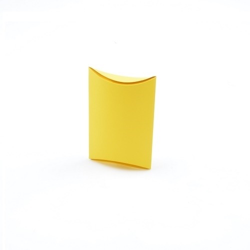 Pudełko ozdobne Poduszka L 250x165x50mm Żółte