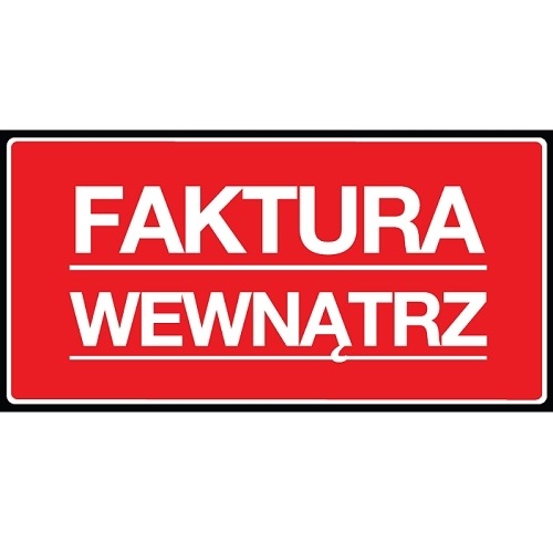 Etykiety FAKTURA WEWNĄTRZ - 100szt