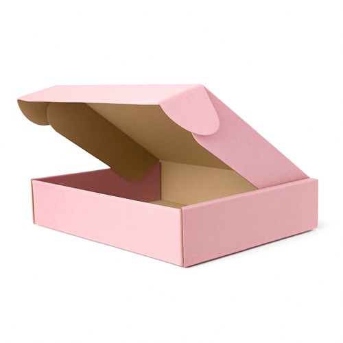 Pudełko fasonowe różowe 200x115x30 mm – płaskie i estetyczne