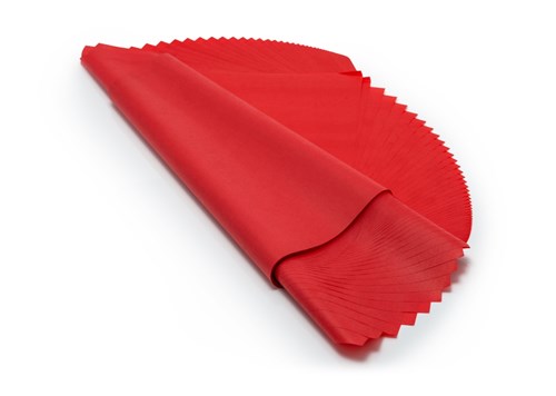 Bibuła Gładka Zestaw 50x70cm Czerwona 500ark.