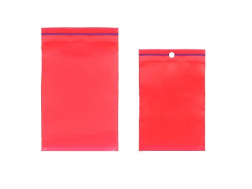 Torebka strunowa CZERWONA 120x180mm/0,050mm 100szt