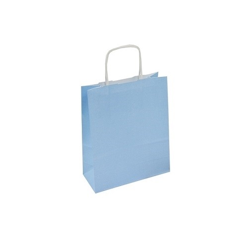 Torba Upominkowa Papierowa Pastelowy Niebieski