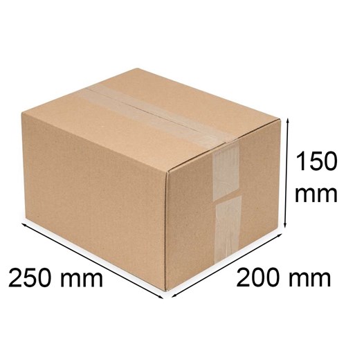 Pudełko klapowe wysyłkowe 250x200x150mm