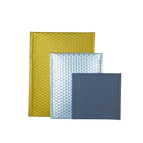 Koperta bąbelkowa metaliczna 320x450mm Srebrna mat