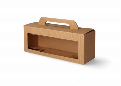 Pudełko karbowane na 3 słoiki 265x87x97mm