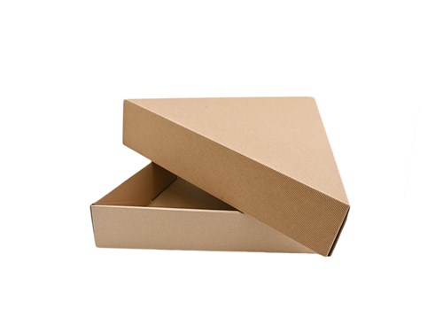 Pudełko karbowane wieczkowe 3-kątne 410x90mm