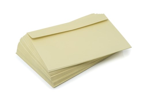Koperty okolicznościowe C5 Perłowa Kość Słoniowa, 50 sztuk