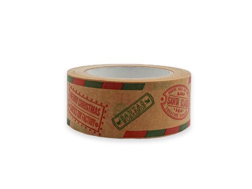 Taśma Świąteczna Papierowa Santa Claus 48mm/50m