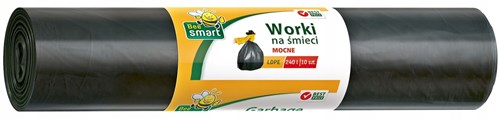 Bee Smart worki na śmieci LDPE 240L 10 szt.
