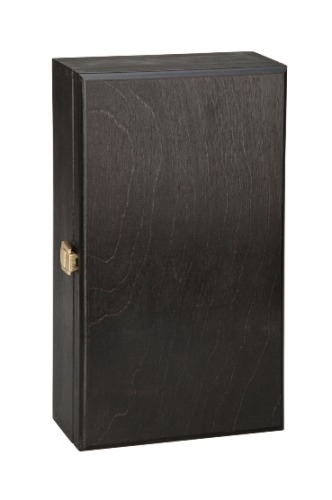 Drewniane pudełko na wino K-982 EX Czarne