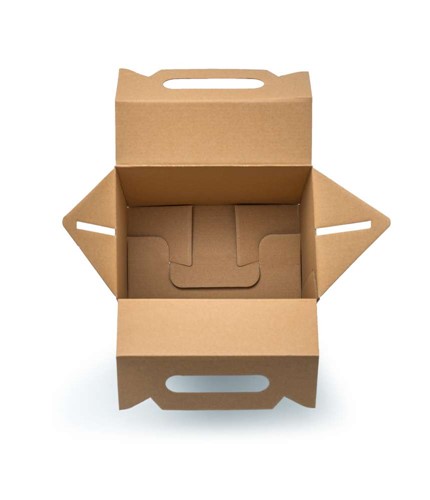 Pudełko z uchwytem 300x180x220 karbowane F217