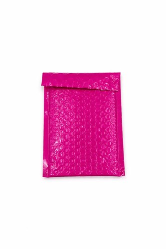 Ozdobna koperta bąbelkowa magenta 120x170 mm C6