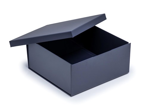 Pudełko Składane Z Wiekiem Grafitowe 300x300x140mm Eleganckie Pudełko