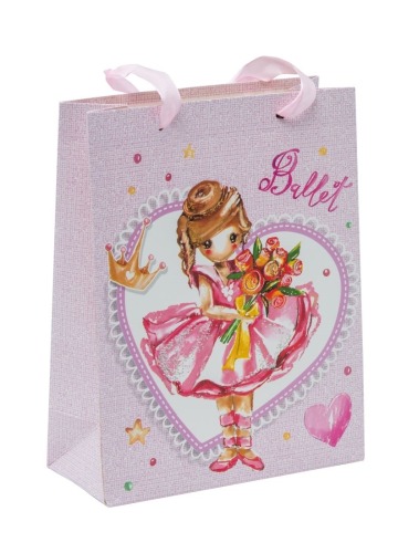 Torba Lux 18x8x23cm H-stamp A5 Balerina -12szt