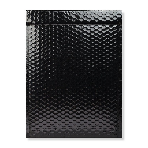 Koperta bąbelkowa metaliczna H18 czarna 290x370mm