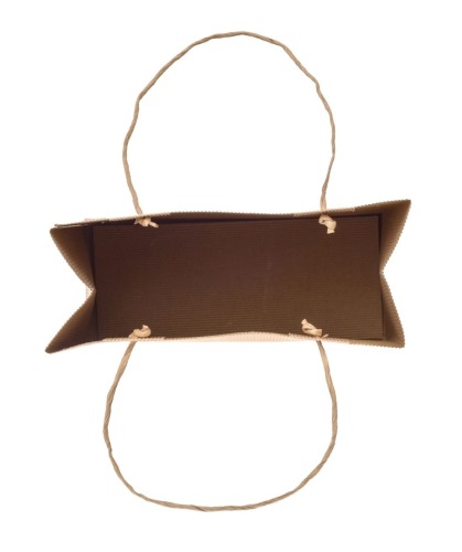 Torba z Tektury Karbowanej Sznurek