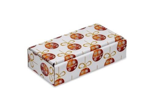 Pudełko ozdobne 200x100x50mm F426 Bombki