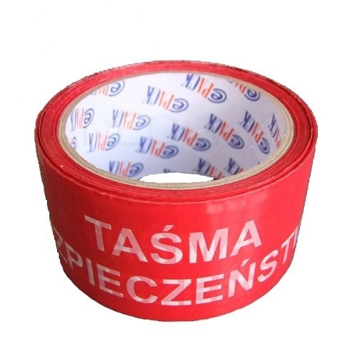 Taśma Bezpieczeństwa Czerwona 72yd/48mm