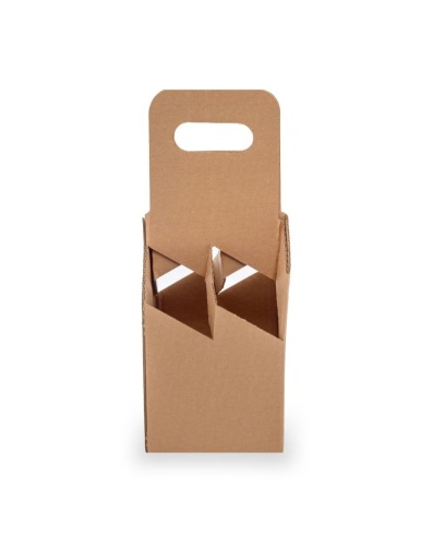 Karton wykrojnikowy 137x137x360mm  na 4 butelki