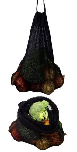 Worek z siatki 30x45 czarny 58g