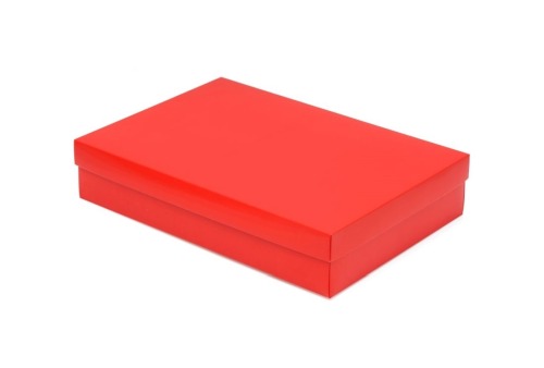 Pudełko Laminowane 350x240x70mm Czerwone