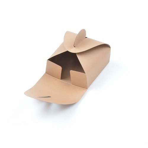 Pudełko ozdobne Prezent S 110x110x65mm Brązowe