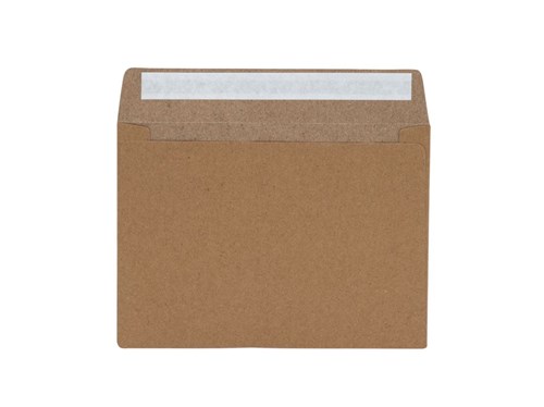 Koperty na zaproszenia C6 HK/ Brązowe / 120g 50szt