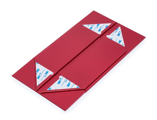 Pudełko Magnetyczne Bordowe 200x200x90mm Pudełko Na Magnes Ozdobne