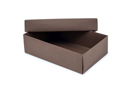 Pudełko ozdobne L 255x160x75mm Brązowe