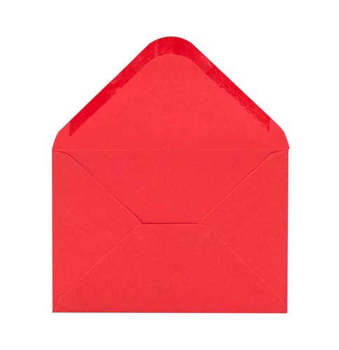 Koperty Ozdobne C5 HK Jasne Czerwone 120g 50szt.