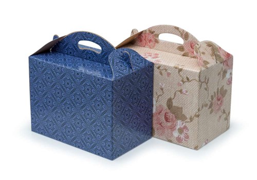 Pudełko z uchwytem 300x180x220mm F217 z nadrukiem