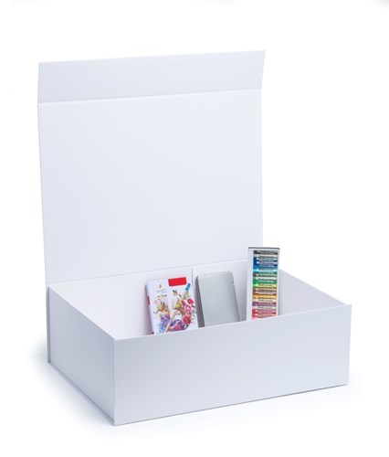 Pudełko Magnetyczne Białe 600x440x200mm(zew) XXL Pudełko Na Prezent