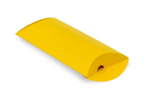 Pudełko ozdobne Poduszka M 210x135x40mm Żółte