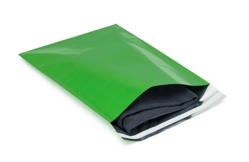 Woreczki Metalizowane 320x430+50mm Zielone