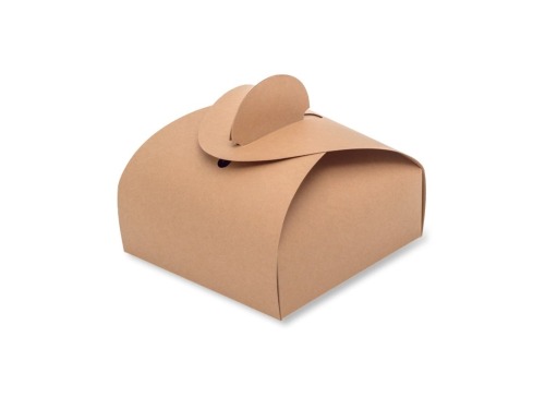 Pudełko ozdobne Prezent S 110x110x65mm Brązowe