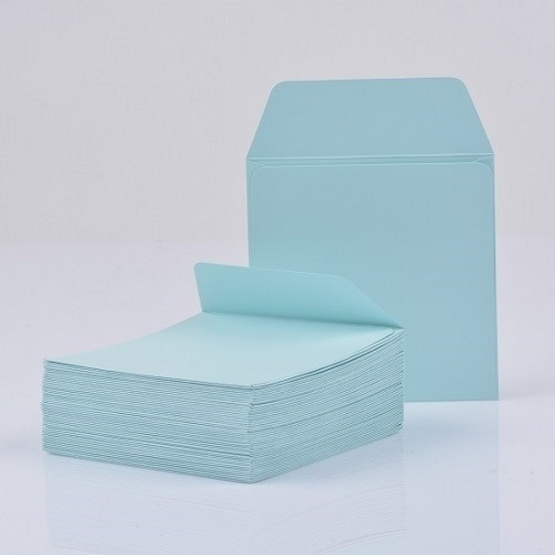 Koperty CD Błękitne 125x125mm 120g 50szt bez kleju