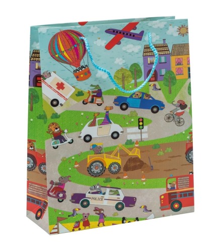 Torba Lux 210g Dziecięce A4 samochody - 12 szt.