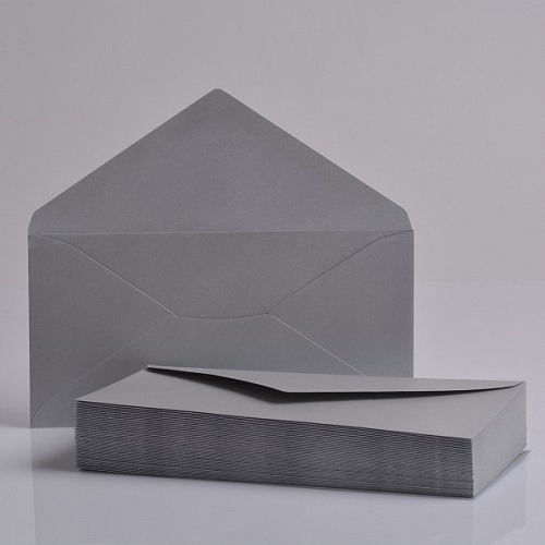 Ozdobne Koperty DL DREAM SREBRO 220x110mm 50szt.