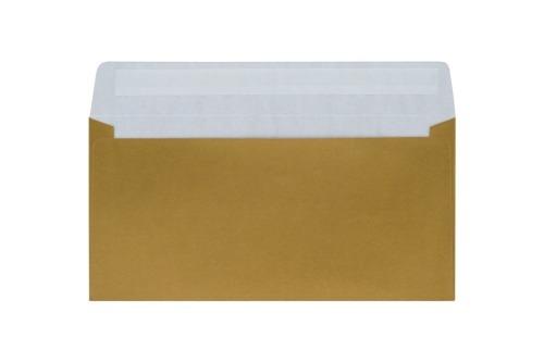 Koperty do zaproszeń DL Perłowy Złoty 120g 50szt