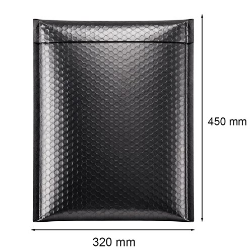 Koperta bąbelkowa Metaliczna 320x450mm Grafitowa do wysyłki XL